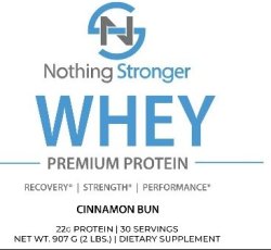 Cinnamon Bun Whey Protein Powder