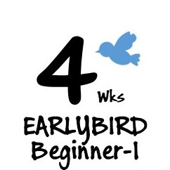 *SEPTEMBER 4-Wk DEAL Beginner-1 -Prepay by 9/1
