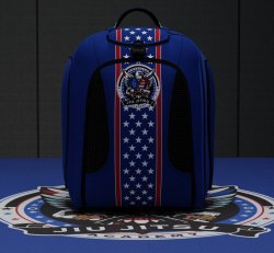 “Old Glory Blue” First Roll Jiu Jitsu Gear AJJA LG Assault Backpack