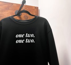 crewneck - one, two