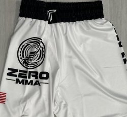 Youth Zero MMA White Shorts