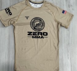 Zero MMA Rashguard Gold