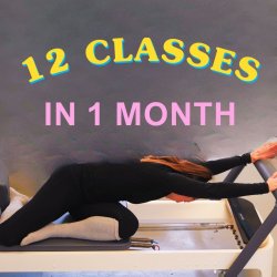 Crazy About Pilates REFORMER 12 Group Class Pass (1 MONTH)