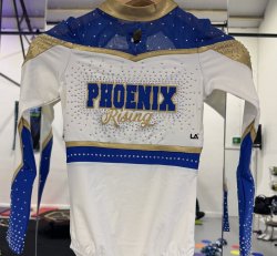 Phoenix Rising Cheer Uniform Top/Leo Only