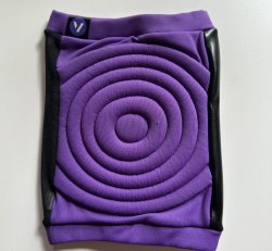 Knee Pads - Purple Swirl - Open Back