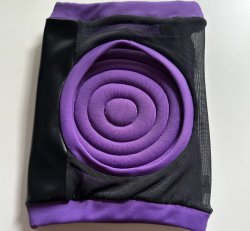 Knee Pads - Purple Swirl - Open Back