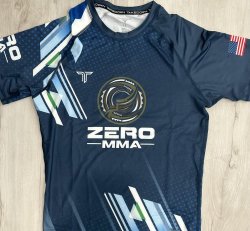 Zero MMA Rashguard Blue