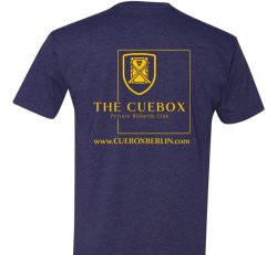 Size XXL Unisex Cuebox T-Shirt in Storm