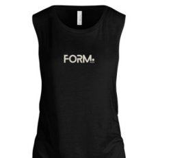 Black Logo Fitted Tank