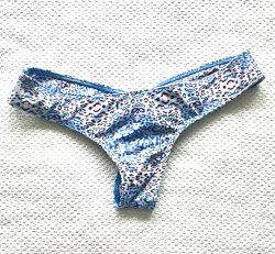 Blue Leopard Vekker Cheeky Bottoms (S)