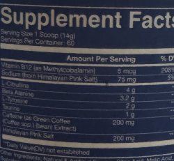 RAW Cbum Pre-workout - 60 servings