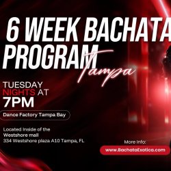 Beginner Only - 6 Week Bachata Program w/Daniel & Angie at The Dance Factory Tampa Bay!