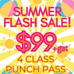 Summer Special 4 Class Punch Card