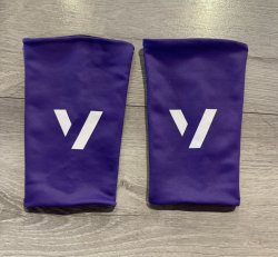 Vertica Brand Purple Shoe Covers