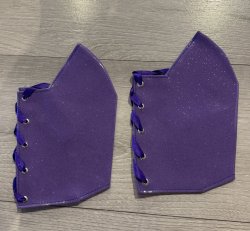 Purple Shoe Covers  