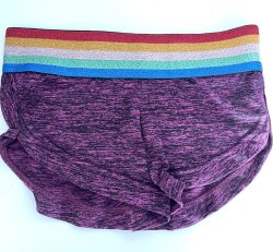 Rainbow Waistband Shorts (S)