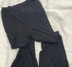 Black Flare Leggings (M)