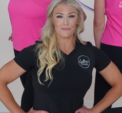 Black V Neck Ladies Tee