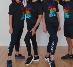 Black Crossover Waist Leggings
