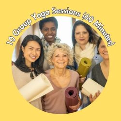 10 Group-Private Yoga Session (60 Minutes)