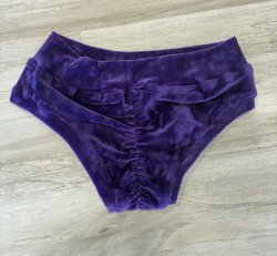 Pole Shorts - Velvet Low Waist
