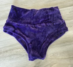 Pole Shorts - Velvet High Waist