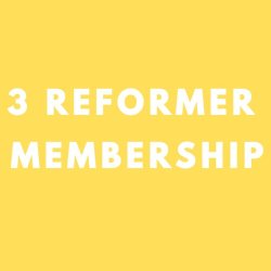 3 REFORMER Membership