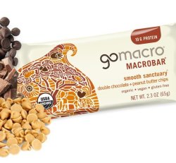 Gomacro Bar - Double Chocolate + Peanut Butter Chips