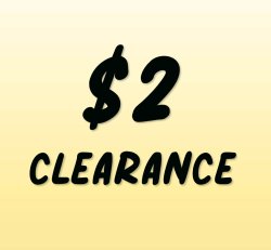 $2 Clearance Item