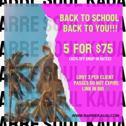 5 for $75 Back to School, Back to YOU!!