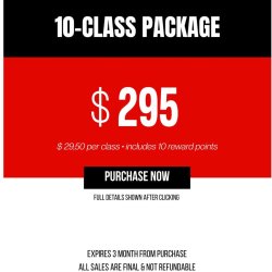 10 CLASSES package