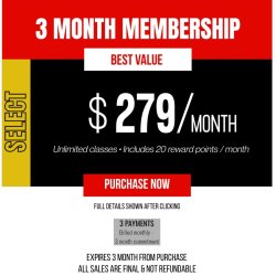 3 Month Commitment Membership