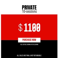 PRIVATE 10 SESSIONS
