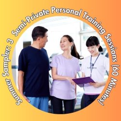 Summer Sampler: 3 Semi-Private Personal Training Sessions (60 Minutes)