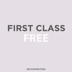 First Class FREE
