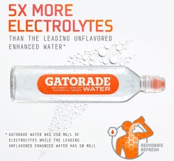 Gatorade Water (Electrolyte Infused)