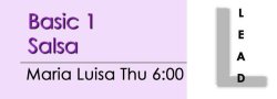 Salsa - Basic 1 Salsa - Thu @ 6:00 LEADS