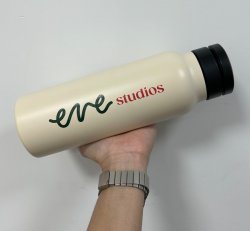 Eve Studios Cream Water Bottle