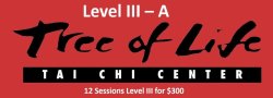 Level III-A Tai Chi Level III - Monday ONLY - 2025 FALL