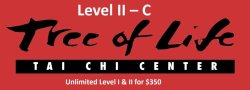 Level II-C Tai Chi Level II - Unlimited Level I & II classes - 2025 FALL