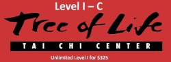 Level I-C Tai Chi: Unlimited level I classes per week - 2025 FALL
