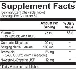 D-Hist Jr Supplement 60 chewable tablets