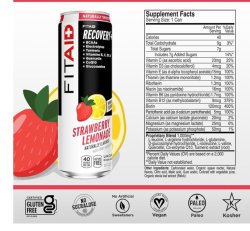 FITAID RECOVERY + Strawberry Lemonade