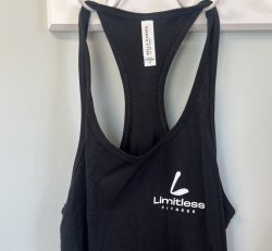 Women's Black Racerback Tank