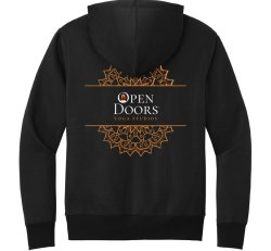 Black Fleece Lined Hoodie