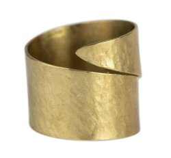 Hammered Wrap Ring