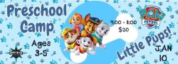 Little Pups - Pre School Camp