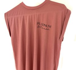 Platinum Flowy Muscle Tee