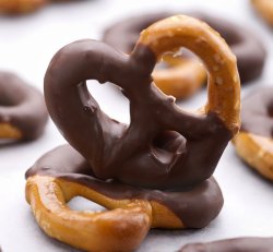 Chocolate covered pretzels