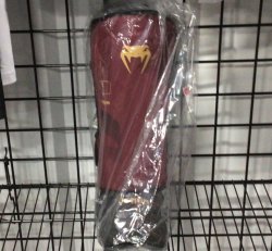Venum Burgundy XL Shinguard